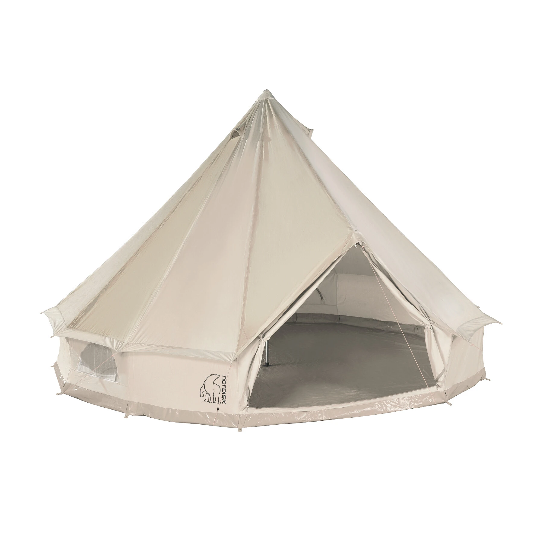 Nordisk Asgard 19.6 M² Tent Technisch Katoen, Beige 4 Nordisk Asgard 19.6 M² Tent Technisch Katoen, Beige - Afbeelding 2