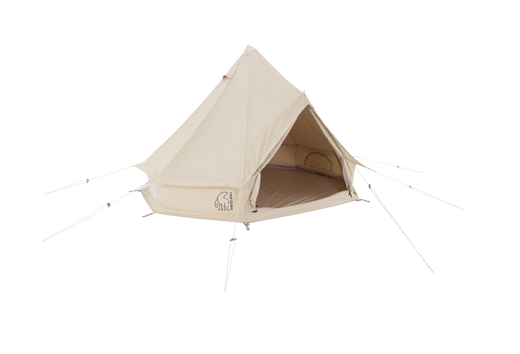 Nordisk Asgard 19.6 M² Tent Technisch Katoen, Beige 5 Nordisk Asgard 19.6 M² Tent Technisch Katoen, Beige - Afbeelding 3