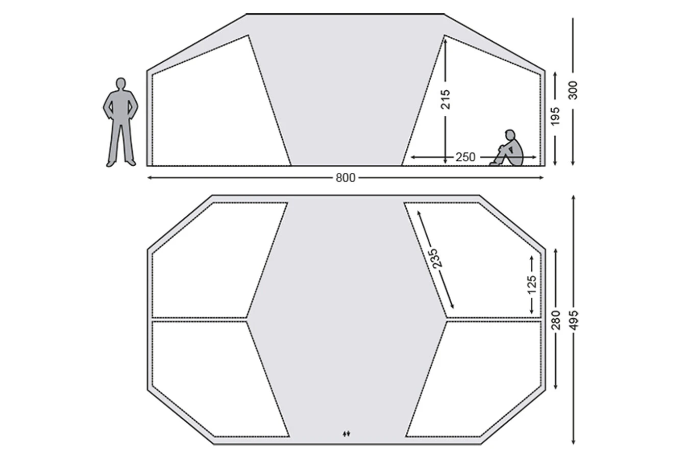 Nordisk Vanaheim 40 M² Tent Technisch Katoen, Beige 5 Nordisk Vanaheim 40 M² Tent Technisch Katoen, Beige - Afbeelding 3