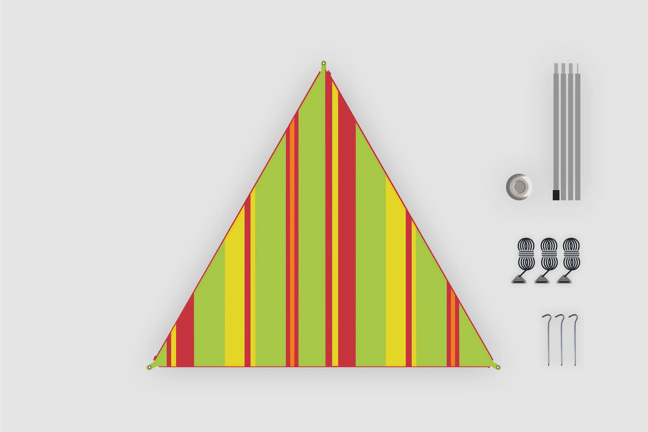 Bent Canvas Allover Set Caraïbisch Gebied, Bont 9 Bent Canvas Allover Set Caraïbisch Gebied, Bont - Afbeelding 7