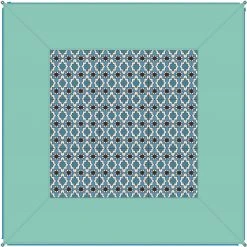 Bent Tapijt Caraïbisch Gebied, Turquoise -Campz-winkel bent carpet caribbean light blue hawaiian 3