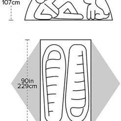 Big Agnes Blacktail 2 Tent, Groen -Campz-winkel big agnes blacktail 2 tent green 3