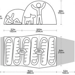 Big Agnes Mad House 6 Tent, Grijs 17 Big Agnes Mad House 6 Tent, Grijs -Campz-winkel big agnes mad house 6 tent red gray 8