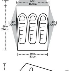 Big Agnes Seedhouse SL3 Tent, Olijf -Campz-winkel big agnes seedhouse sl3 tent olive gray 4