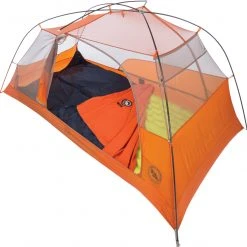 Big Agnes Tentbodem Beschermer 90x90", Oranje/blauw -Campz-winkel big agnes tent floor protector 90x90 orange navy 3