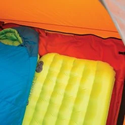 Big Agnes Tentbodem Beschermer 90x90", Oranje/blauw -Campz-winkel big agnes tent floor protector 90x90 orange navy 4