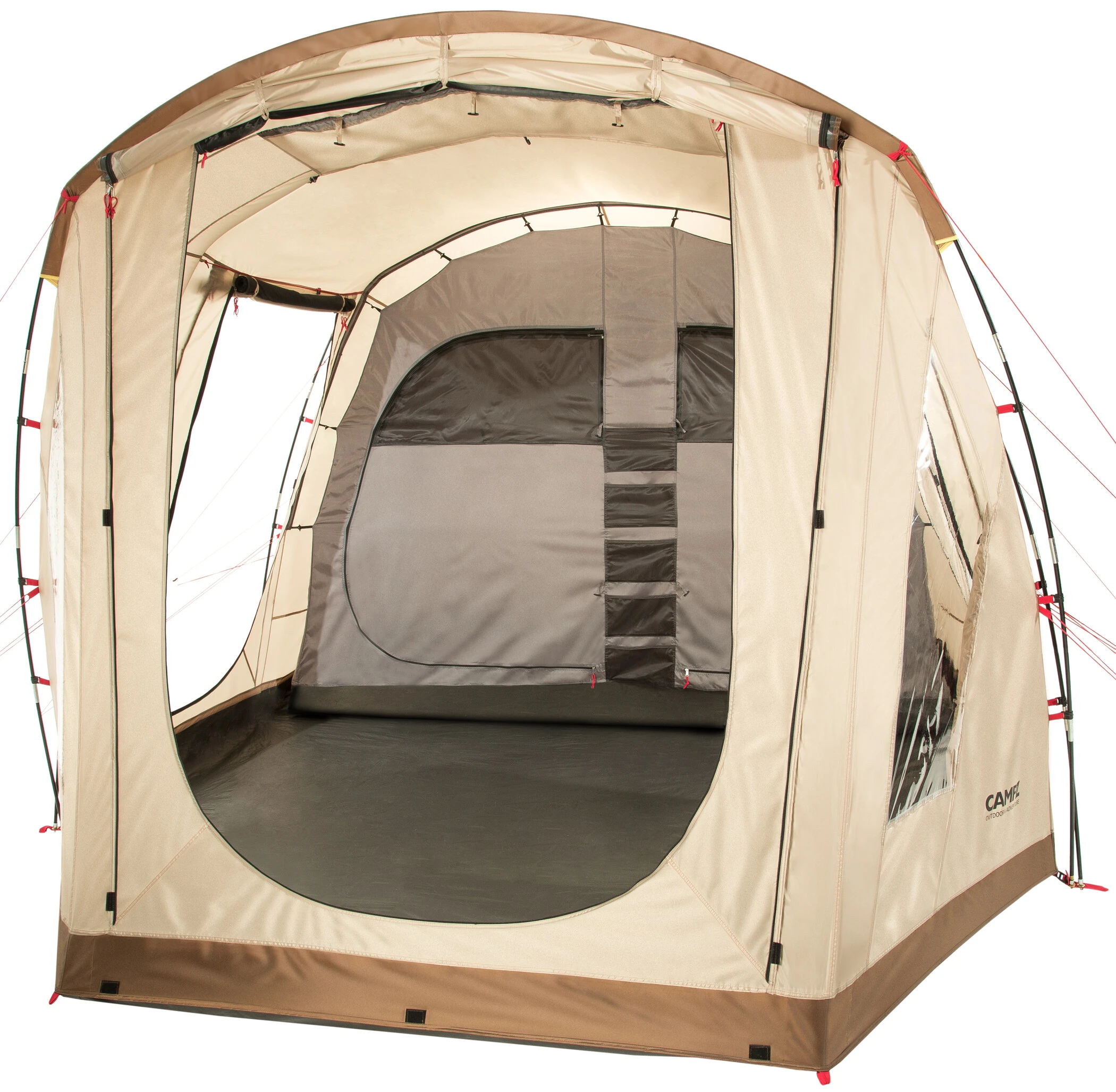 CAMPZ Dreamland XW Tent 4P, Beige/bruin 7 CAMPZ Dreamland XW Tent 4P, Beige/bruin - Afbeelding 5