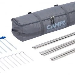 CAMPZ Drenthe 2P TC Tent, Groen/grijs -Campz-winkel campz drenthe 2p tc tent green grey 17