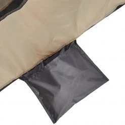 CAMPZ FG UV 50+ Sun Shelter Trapezium, Beige/grijs -Campz-winkel campz fg uv 50 sun shelter trapezium sesame dark dull grey 5