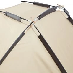CAMPZ FG UV 50+ Sun Shelter Trapezium, Beige/grijs -Campz-winkel campz fg uv 50 sun shelter trapezium sesame dark dull grey 6