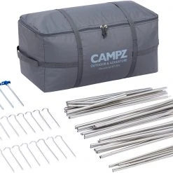 CAMPZ Flevoland 4P PES Tent, Blauw/grijs 28 CAMPZ Flevoland 4P PES Tent, Blauw/grijs -Campz-winkel campz flevoland 4p pes tent blue grey 13