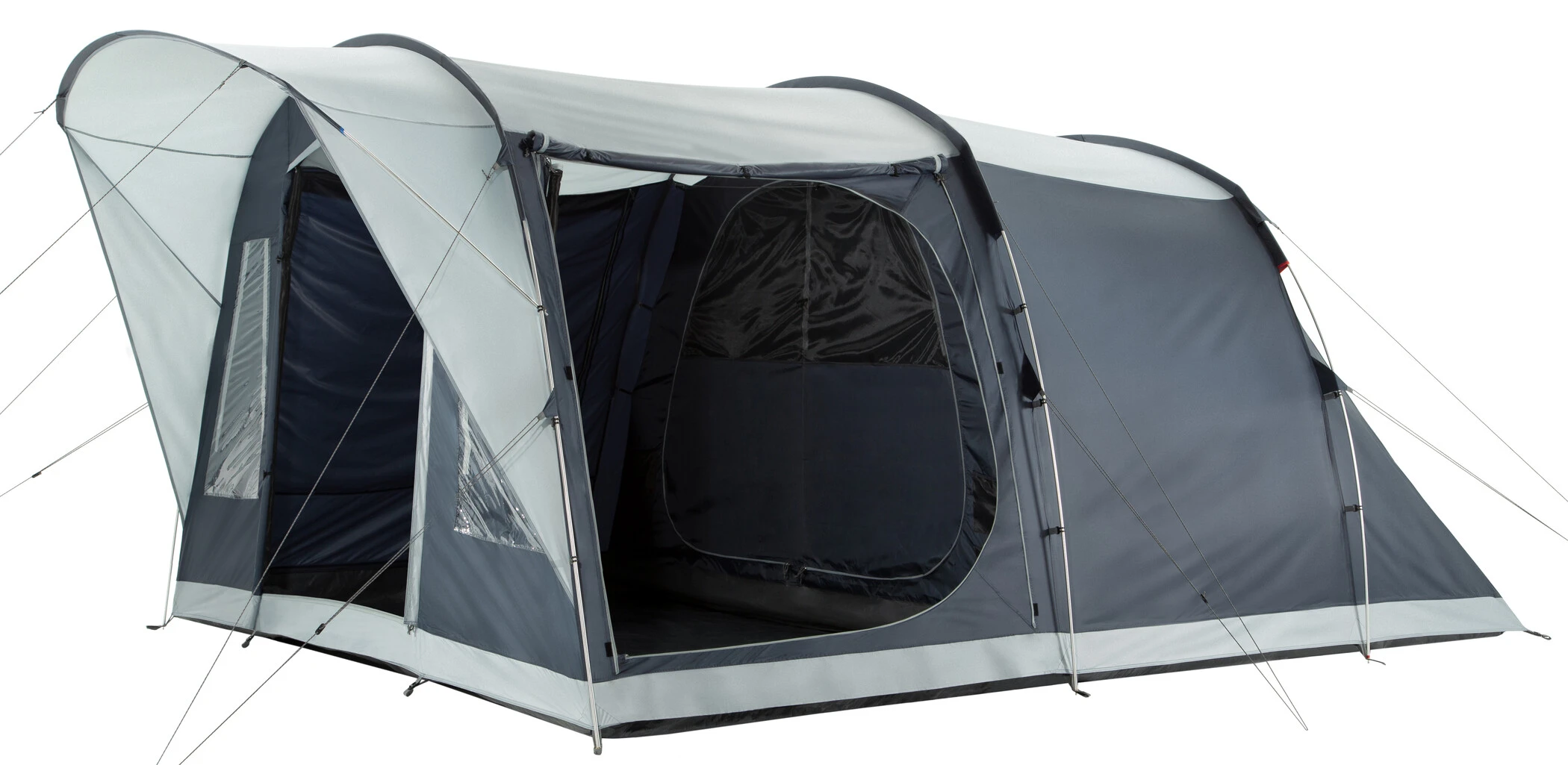 CAMPZ Flevoland 4P PES Tent, Blauw/grijs 5 CAMPZ Flevoland 4P PES Tent, Blauw/grijs - Afbeelding 3