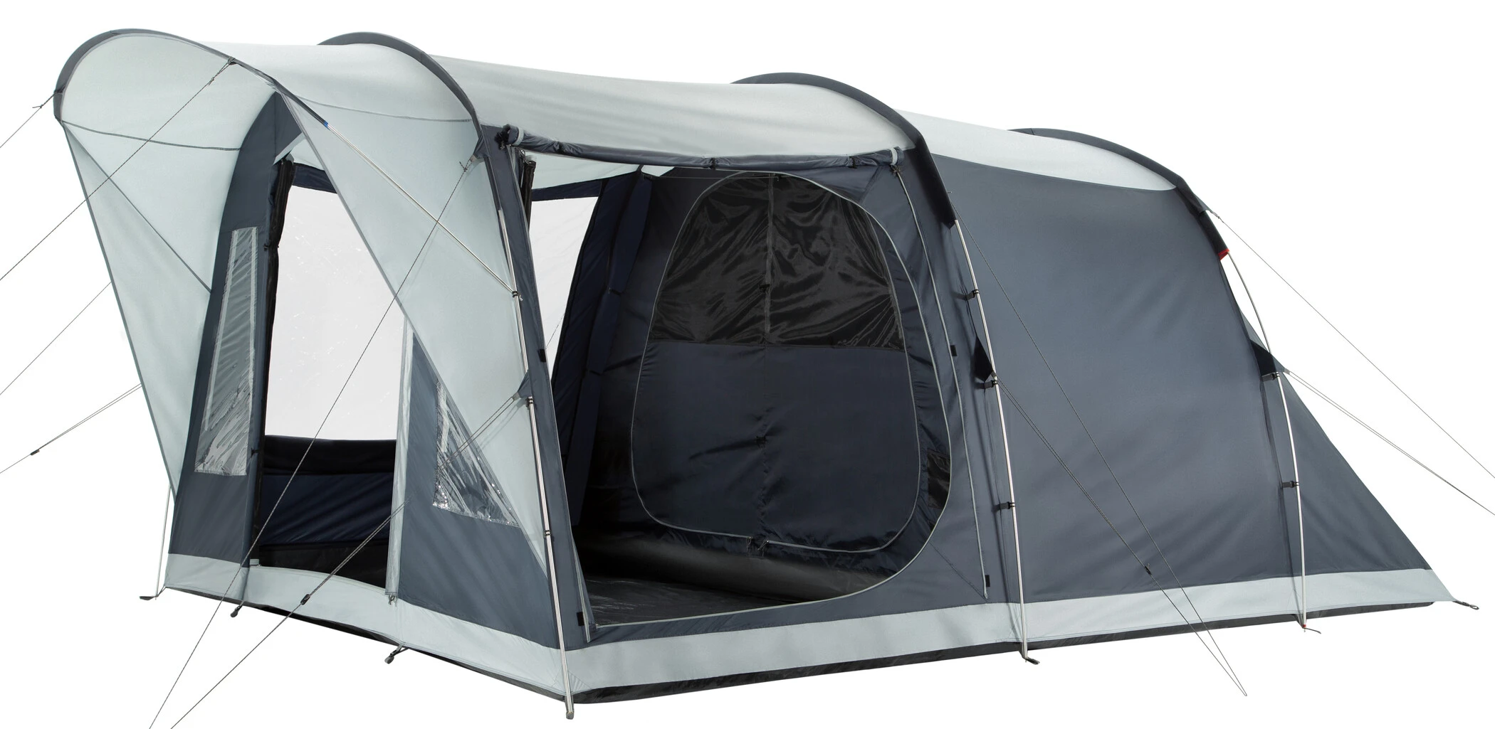 CAMPZ Flevoland 4P PES Tent, Blauw/grijs 6 CAMPZ Flevoland 4P PES Tent, Blauw/grijs - Afbeelding 4