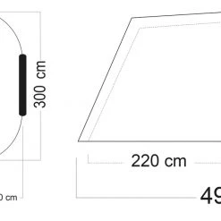 CAMPZ Flevoland 4P TC Tent, Groen/grijs -Campz-winkel campz flevoland 4p tc tent green grey 16