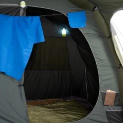 CAMPZ Flevoland 4P TC Tent, Groen/grijs -Campz-winkel campz flevoland 4p tc tent green grey 9