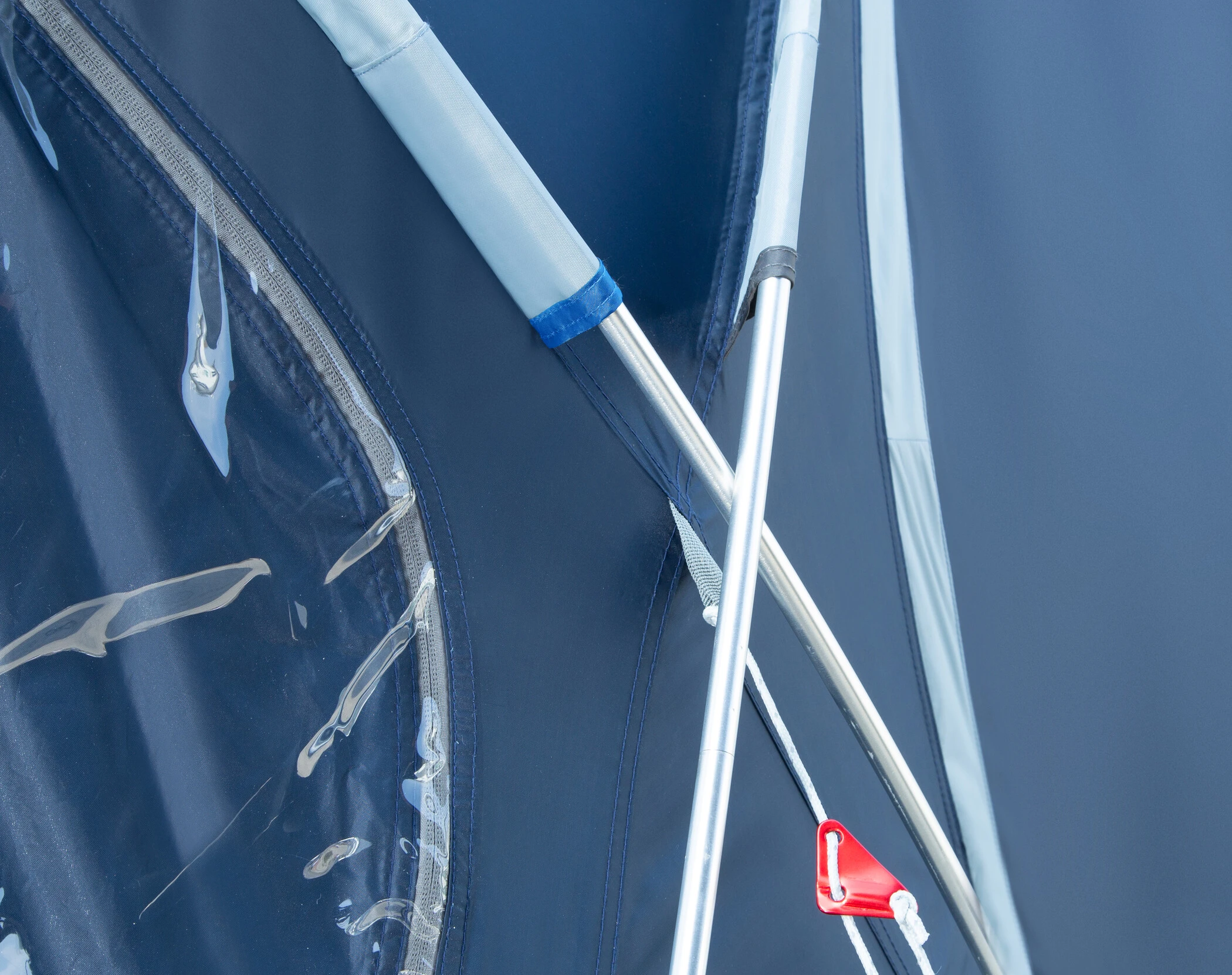 CAMPZ Friesland 3P PES Tent, Blauw/grijs 14 CAMPZ Friesland 3P PES Tent, Blauw/grijs - Afbeelding 12