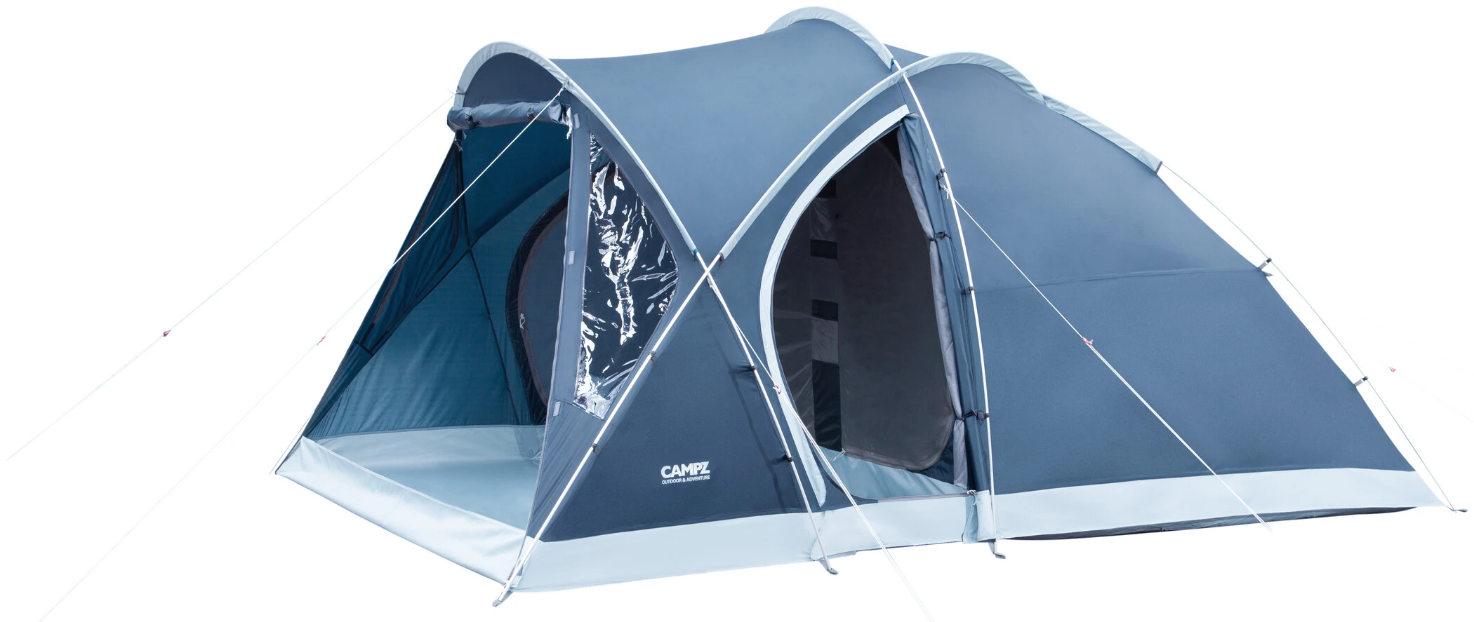 CAMPZ Friesland 3P PES Tent, Blauw/grijs 5 CAMPZ Friesland 3P PES Tent, Blauw/grijs - Afbeelding 3