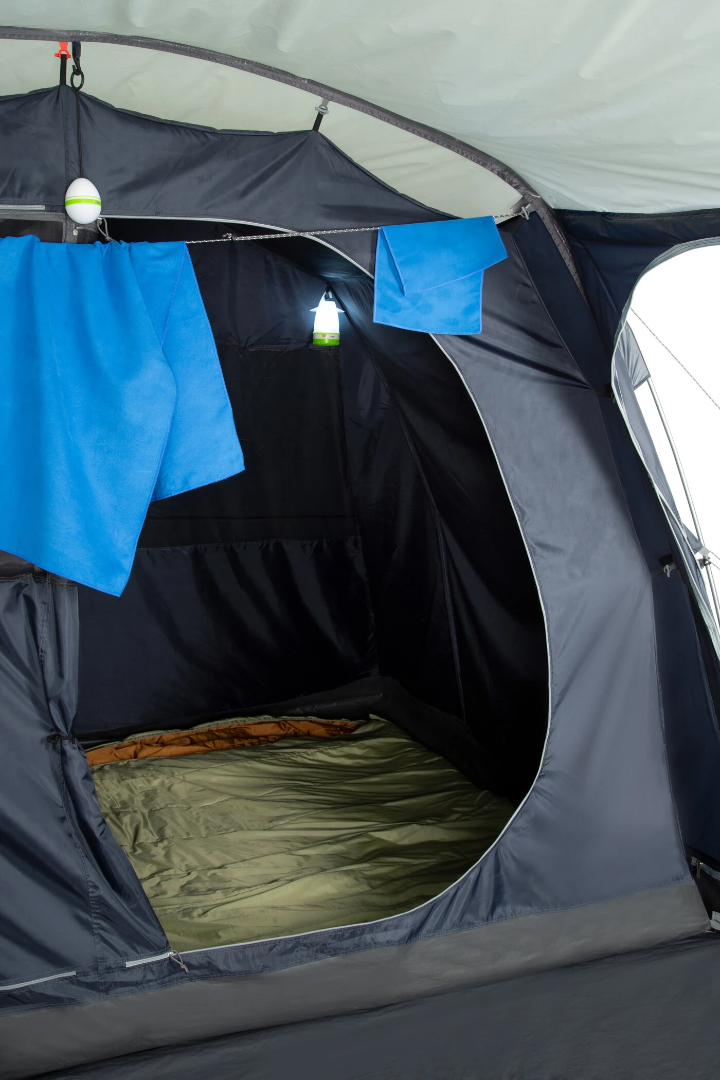 CAMPZ Gelderland 5P PES Tent, Blauw/grijs 15 CAMPZ Gelderland 5P PES Tent, Blauw/grijs - Afbeelding 13