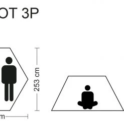 CAMPZ Hexa OT 3P Tent, Beige/grijs -Campz-winkel campz hexa ot 3p zelt beige grau 11