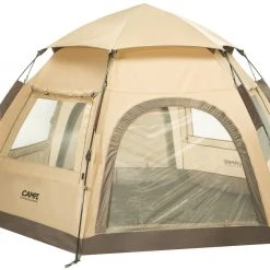 CAMPZ Hexa OT 3P Tent, Beige/grijs -Campz-winkel campz hexa ot 3p zelt beige grau 2