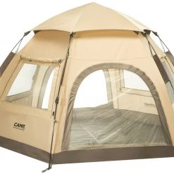 CAMPZ Hexa OT 3P Tent, Beige/grijs -Campz-winkel campz hexa ot 3p zelt beige grau 3