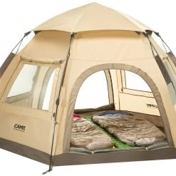 CAMPZ Hexa OT 3P Tent, Beige/grijs -Campz-winkel campz hexa ot 3p zelt beige grau 5