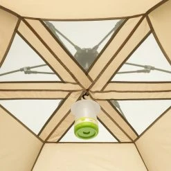 CAMPZ Hexa OT 3P Tent, Beige/grijs -Campz-winkel campz hexa ot 3p zelt beige grau 7
