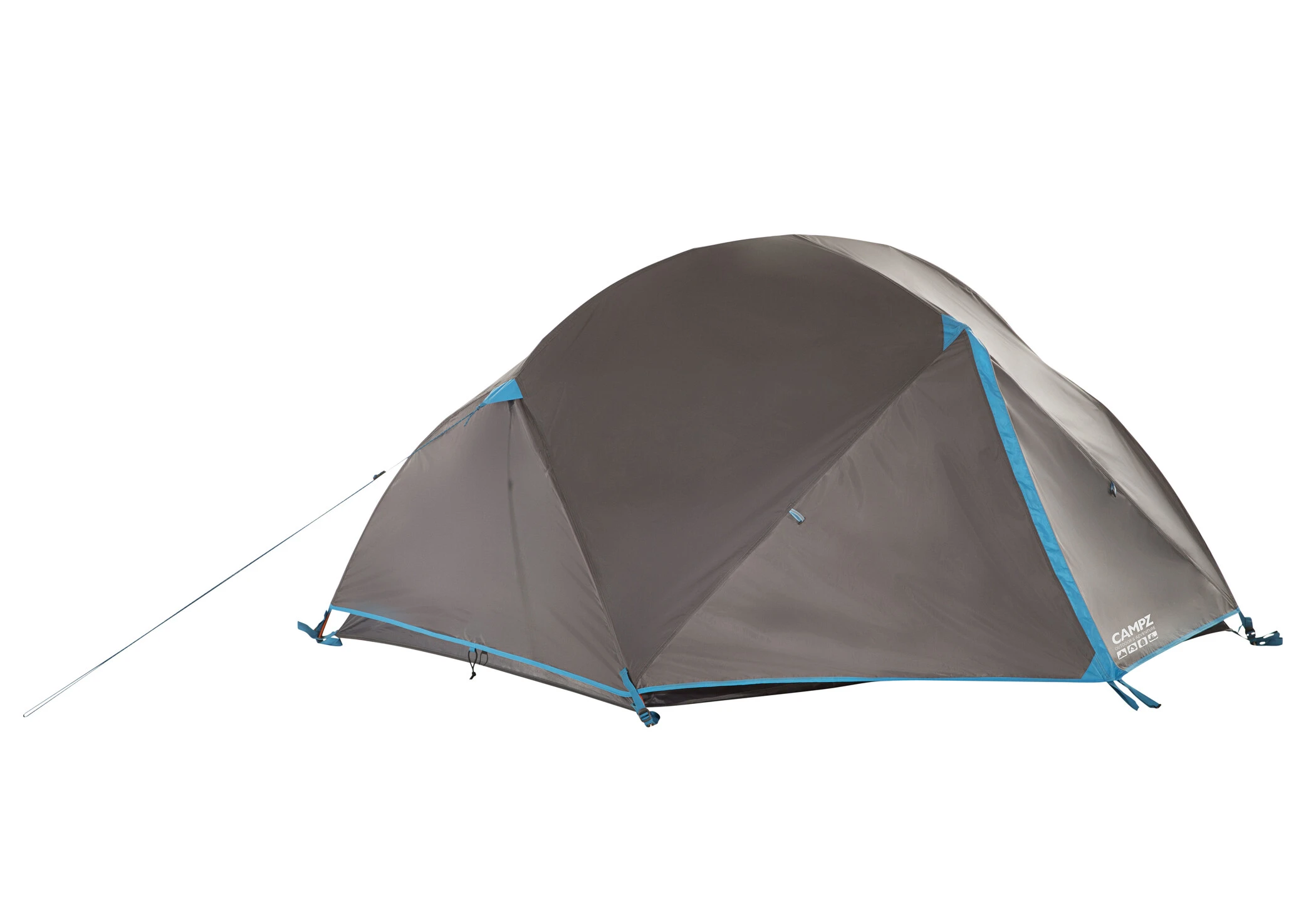 CAMPZ Lacanau 2P Tent, Grijs/oranje 3 CAMPZ Lacanau 2P Tent, Grijs/oranje