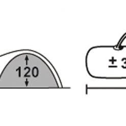 CAMPZ Lakeland 3P Tent, Beige -Campz-winkel campz lakeland 3p tent beige 6