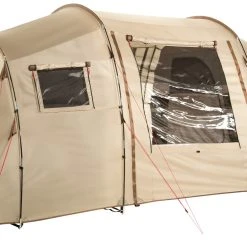 CAMPZ Moorland Tent 4P, Beige/bruin -Campz-winkel campz moorland tent 4p beige brown 3
