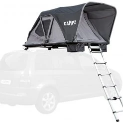 CAMPZ Softshell Car Roof Tent, Grijs/zwart -Campz-winkel campz softshell car roof tent grey black 4