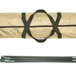 CAMPZ Douche- & Materiaaltent, Beige/grijs -Campz-winkel campz tent for showering and devices beige grau 6