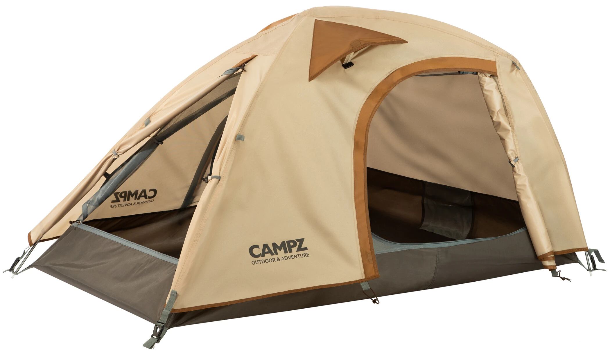 CAMPZ Tent Kinderen, Beige/bruin 6 CAMPZ Tent Kinderen, Beige/bruin - Afbeelding 4