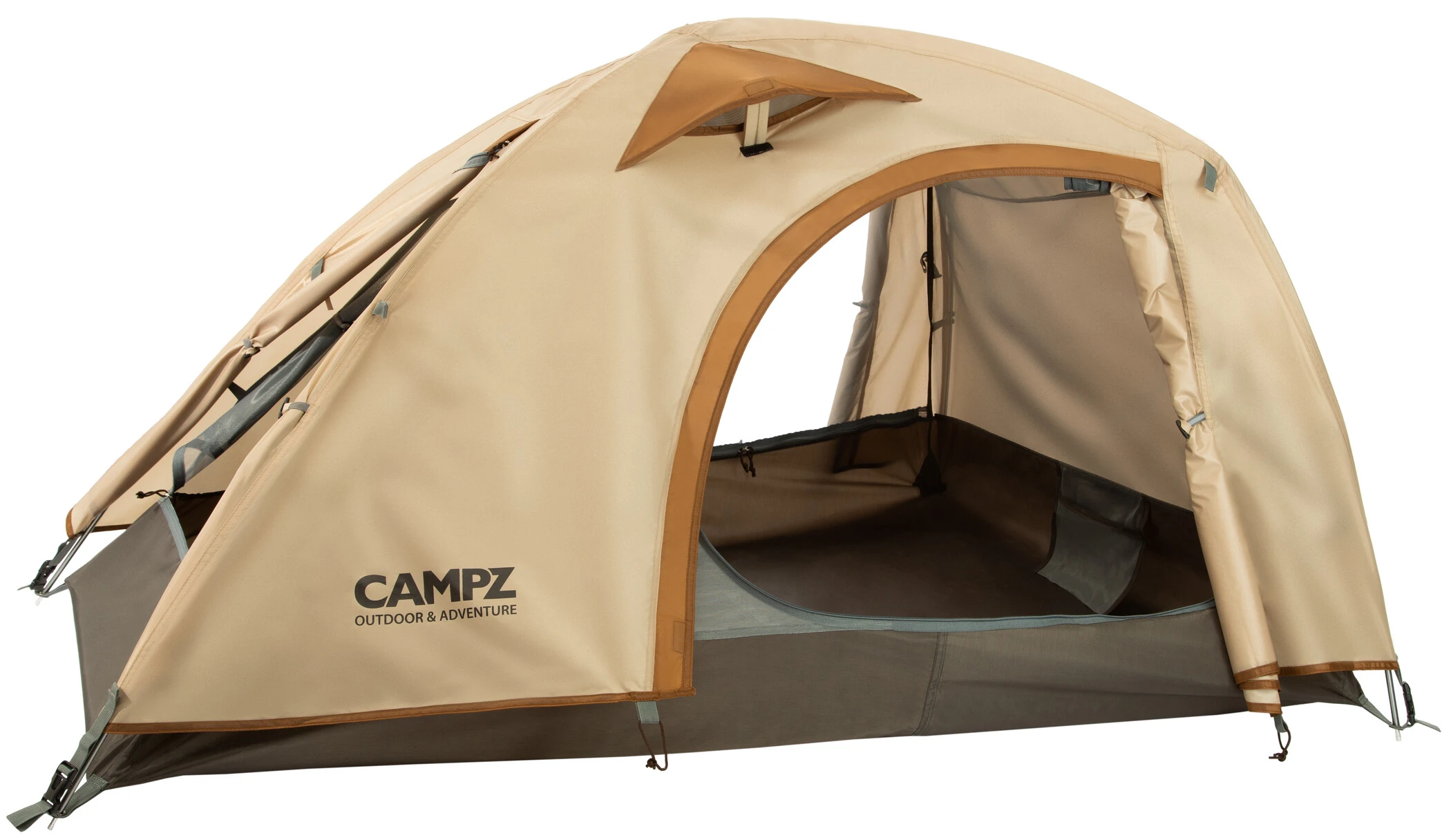 CAMPZ Tent Kinderen, Beige/bruin 7 CAMPZ Tent Kinderen, Beige/bruin - Afbeelding 5