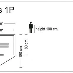 CAMPZ Tignes 1P Tent, Grijs/groen 21 CAMPZ Tignes 1P Tent, Grijs/groen -Campz-winkel campz tignes 1p zelt grau blau 10