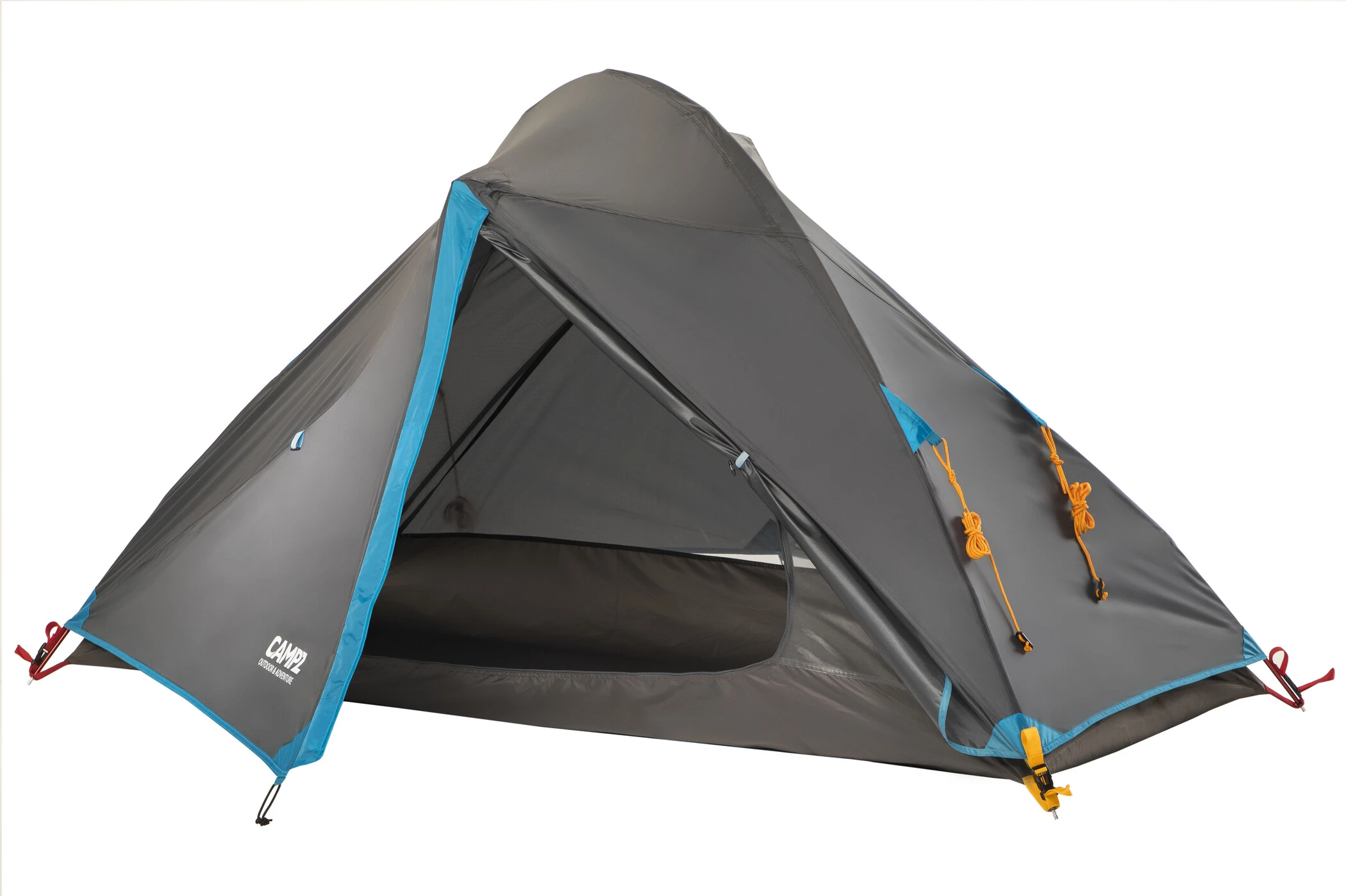 CAMPZ Tignes 1P Tent, Grijs/groen 4 CAMPZ Tignes 1P Tent, Grijs/groen - Afbeelding 2