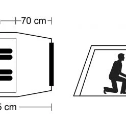 CAMPZ Veneto XW 2P Tent, Beige/grijs -Campz-winkel campz veneto xw 2p zelt beige grau 10