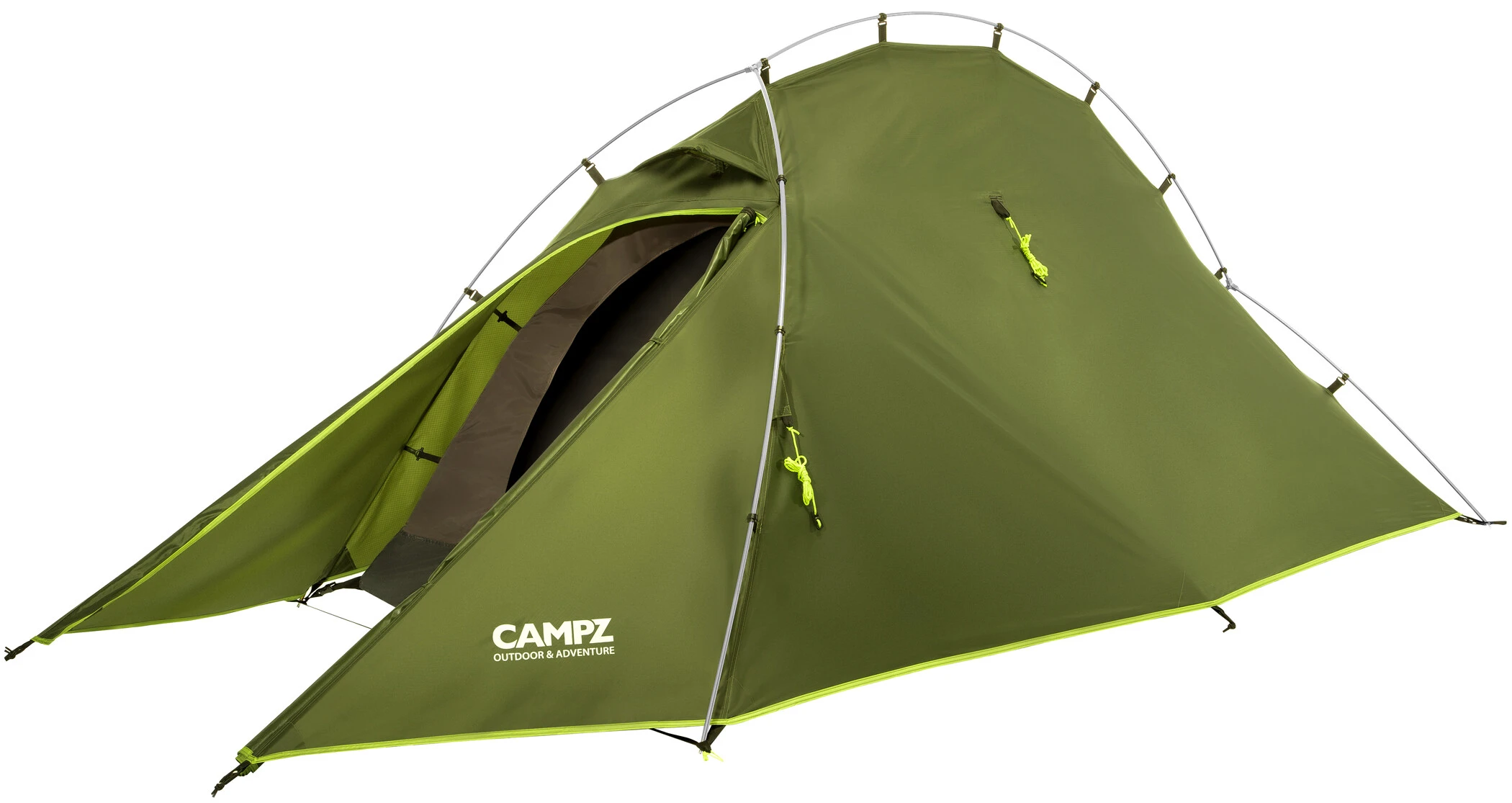 CAMPZ Vira 2P Tent, Olijf/groen 5 CAMPZ Vira 2P Tent, Olijf/groen - Afbeelding 3