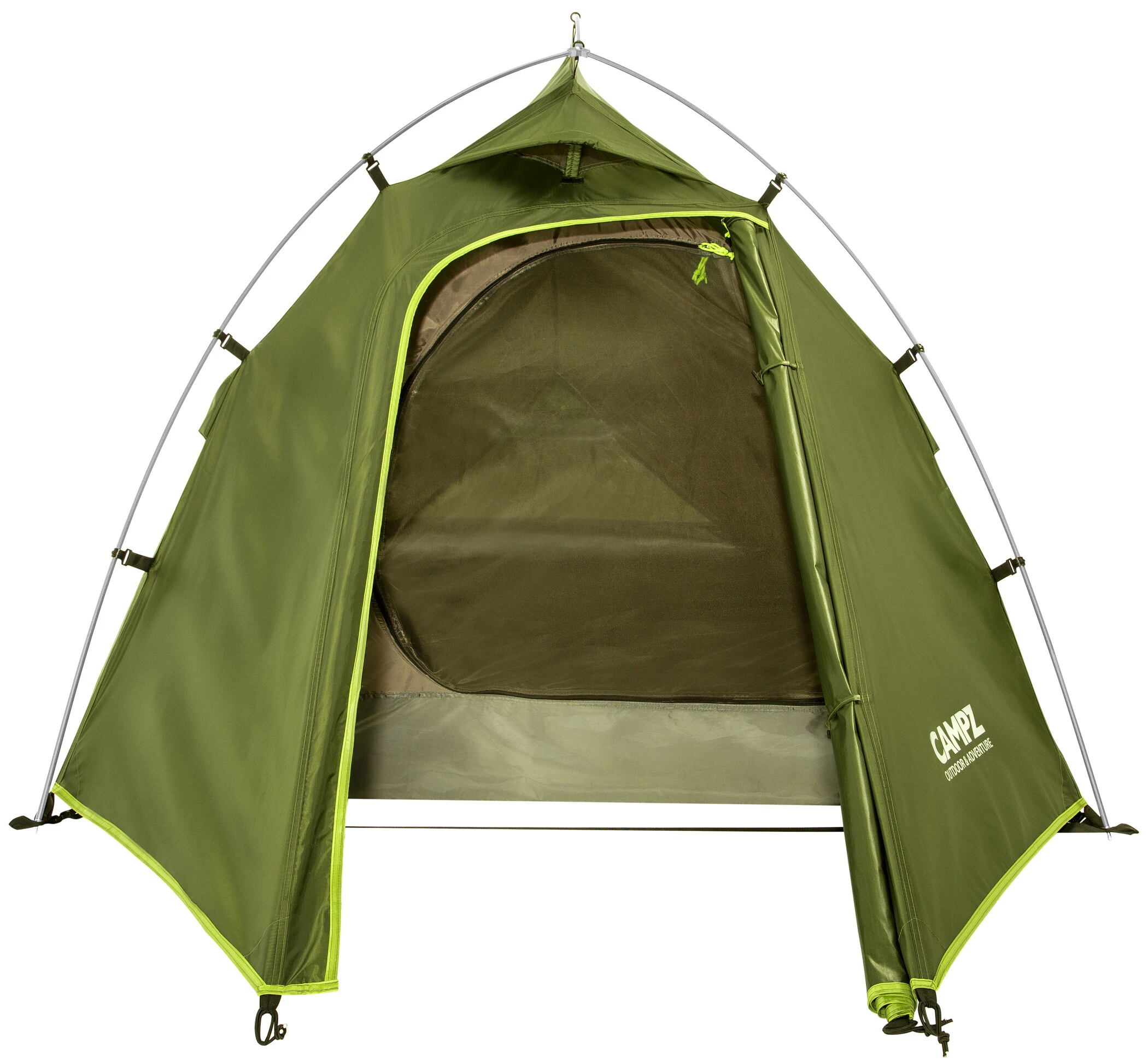CAMPZ Vira 2P Tent, Olijf/groen 6 CAMPZ Vira 2P Tent, Olijf/groen - Afbeelding 4
