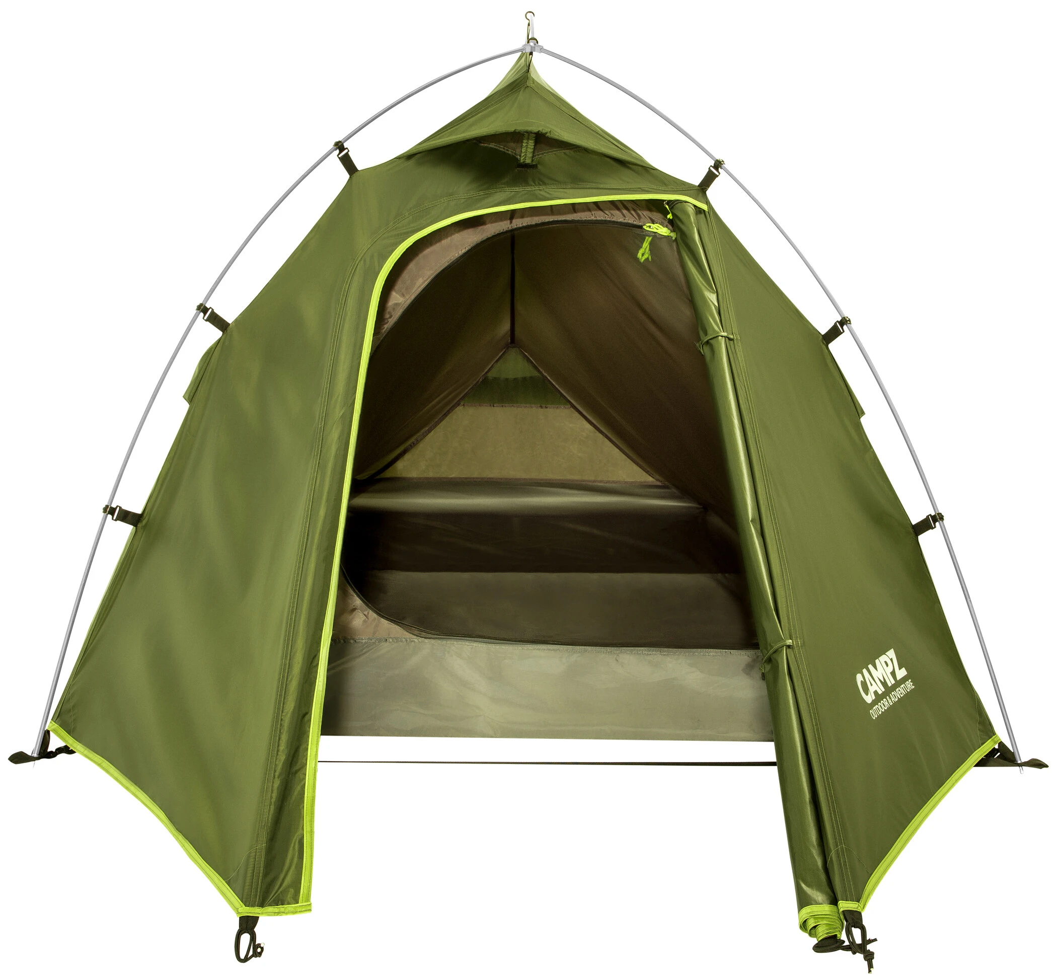 CAMPZ Vira 2P Tent, Olijf/groen 7 CAMPZ Vira 2P Tent, Olijf/groen - Afbeelding 5