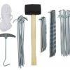 CAMPZ Tent Accessoires Set 50 Stuks, Zilver 1 CAMPZ Tent Accessoires Set 50 Stuks, Zilver -Campz-winkel campz zeltzubehoer silber 1