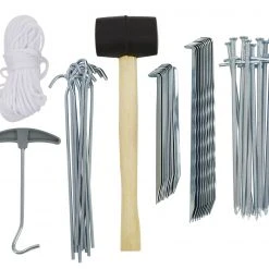 CAMPZ Tent Accessoires Set 50 Stuks, Zilver