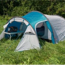Coleman Cortes 3 Tent, Petrol/grijs -Campz-winkel coleman cortes 3 tent blue 3