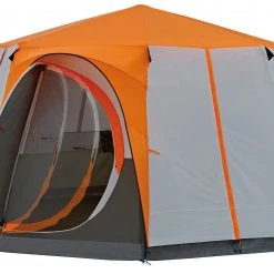 Coleman Cortes Octagon Tent 8 Personen, Grijs/geel