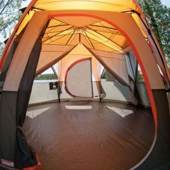 Coleman Cortes Octagon Tent 8 Personen, Grijs/oranje 11 Coleman Cortes Octagon Tent 8 Personen, Grijs/oranje -Campz-winkel coleman cortes octagon zelt 8 personen 4 1