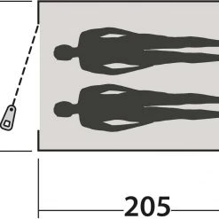 Easy Camp Comet 200 Tent, Groen -Campz-winkel easy camp comet 200 tent green 7