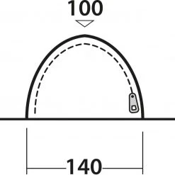 Easy Camp Comet 200 Tent, Groen -Campz-winkel easy camp comet 200 tent green 9