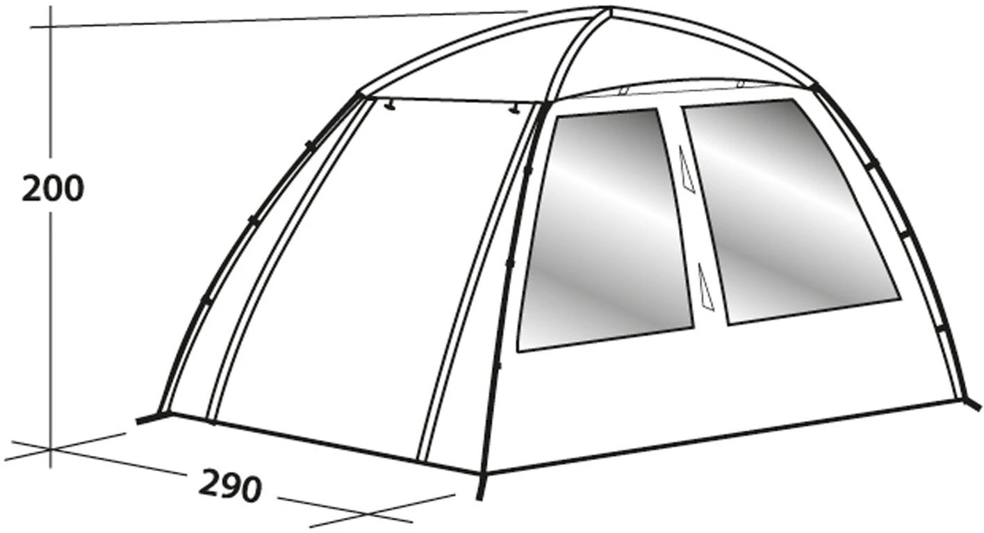 Easy Camp Daytent, Grijs 7 Easy Camp Daytent, Grijs - Afbeelding 5