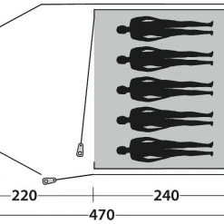 Easy Camp Messina 500 Tent, Blauw/groen 11 Easy Camp Messina 500 Tent, Blauw/groen -Campz-winkel easy camp messina 500 tent green blue 5