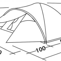 Easy Camp Torino 400 Tent, Blauw/groen -Campz-winkel easy camp torino 400 tent green blue 4